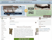 Tablet Screenshot of furniturefan.com